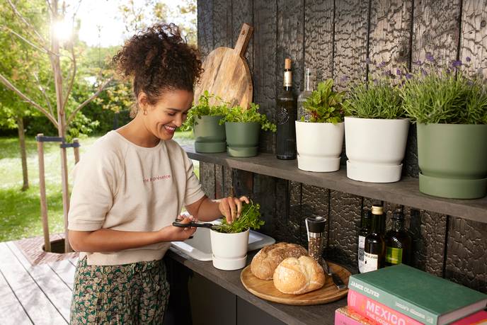 greenville rond 18cm blanc